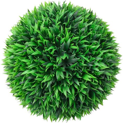 vidaXL Sfere di Bosso Artificiale 2 pz 38 cm