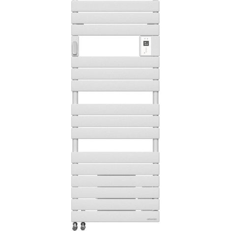 Atlantic – Sèche-serviettes mixte connecté 1750W avec soufflerie – Mode Boost + application Cozytouch – Largeur 556mm, Hauteur 1402mm – Blanc carat