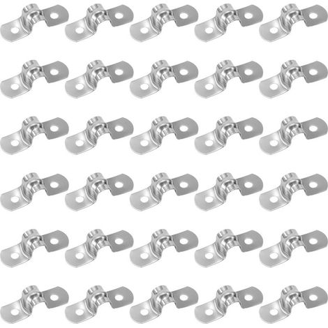30 Pièces Collier De Serrage En U Acier Inoxydable 304 Pour Tuyau 8mm Fixation Robuste Usage Industriel (1/5)