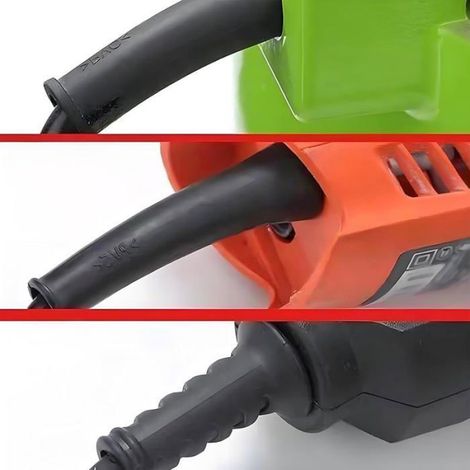 Manchon De Cable - Caoutchouc Noir - 68 mm Longueur - 9 mm Diamètre Intérieur - Pour Protection Câbles Électriques - 10 Pièces (1/5)