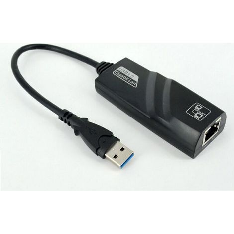 USB Ethernet Adapter, Support Auto MDIX USB3.0 Gigabit to RJ45 Network Card, USB Network Card for External Tablet PC