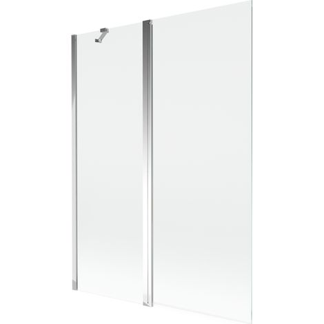 Mexen Mist mampara de ducha de 2 paneles 130 x 150 cm, transparente, cromo - 8A9-130-011-01-00 (1/5)