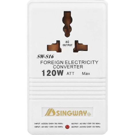 Convertisseur de tension élévateur et abaisseur 120 W, adaptateur SW S16 (1/4)
