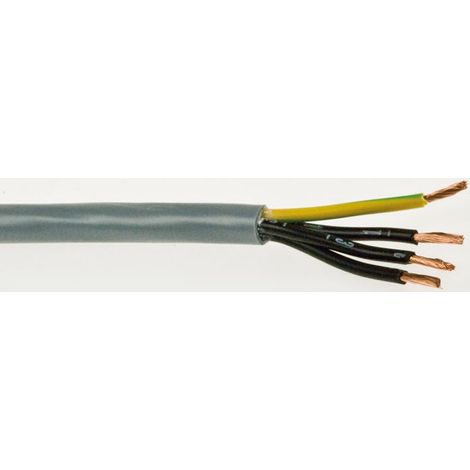 Câble de commande YY 4, x 2,5 mm², Chlorure de polyvinyle PVC Non blindé ( Prix pour Bobine de 50 Mètres )