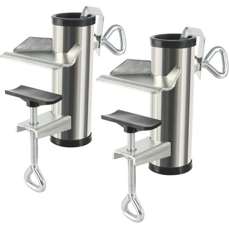 Verstellbarer Schirmhalter fur Balkon, dicke Klemme fur Biertisch, Durchmesser 25 bis 32 mm (1/4)