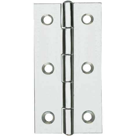 CERNIERA IN ACCIAIO INOX ART.120IN mm. 50 x 31 - pz. 2  - Blister Koncreto