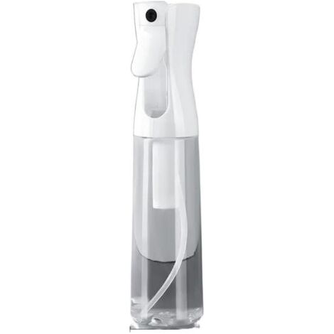 royaluxe-Bouteille de Vaporisateur Pour Les Cheveux, Continuous Water Bouteille de Vaporisation Mister Vide, Apprivoiser Les Cheveux le Matin, Coiffure, Plantes 300ml Vaporisateurs Vides - Transparent
