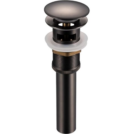 Waschbeckenabfluss mit Überlauf, Messing-Clic-Clac-Abfluss, 1 1/4 Zoll Clic-Clac-Abfluss (1/5)