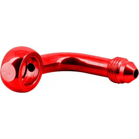 Banjo Alu Rouge 90° Pour Durite Pré Sertie