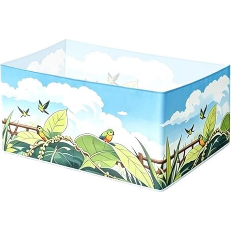 Housse de Cage d'Oiseau Grand Filet Réutilisable En Tissu Extensible Doux (1/5)