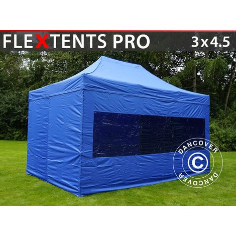 Pop up gazebo FleXtents Pop up canopy Folding tent PRO 3x4.5 m