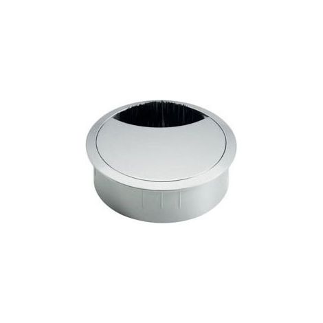 Passe-câbles - Décor : Aluminium - HETTICH