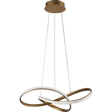 Italux Consa Suspension LED dorée 3000/4000/6000K (1/2)