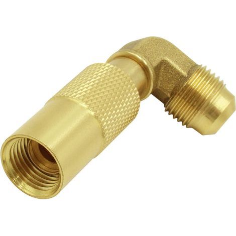 Adaptateur coude propane, raccord conversion coude mâle évasé 3/8", compatible barbecue Blackstone 17/22 pouces plaque chauffante gaz portable, connecte tuyau extension VR (1/5)