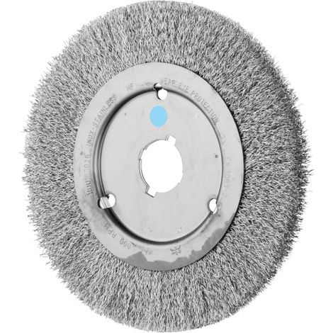 PFERD TOOLS Rundbürste schmal ungezopft RBU Ø200x16xvariable Bohrung Edelstahl-Draht-Ø0,30 2 Stk (1/4)