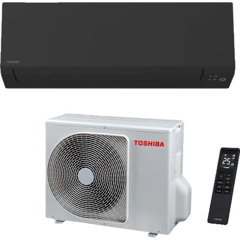 Climatiseur split fixe Toshiba Shorai Edge 4,6 kW noir