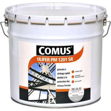 Ulifer PM COMUS SAS Primer Antiruggine - Grigio 1201 - Barattolo 4 Kg - 18346