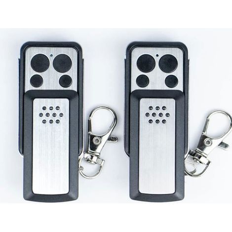 Lot de 2 télécommandes de Portail pour AVIDSEN 114253 104257 104251 Compatible avec la Marque Avidsen Extel Thomson[159] - (1/4)