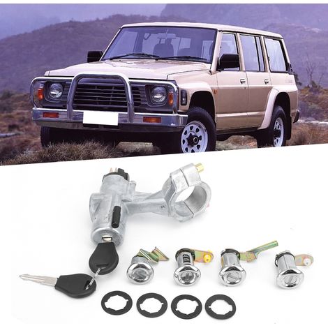 1988-1998 NISSAN PATROL GQ Y60 Fahrzeugmodifikation: Zündschloss/Lenkradschloss + Türbaugruppe mit integrierter Luftpolsterfolie zur Polsterung. (1/5)
