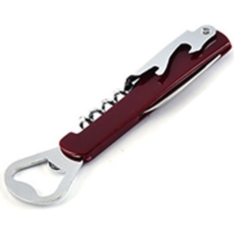 Ouvre-bouteilles - Acier Inoxydable - Pour Bouteilles À Vis et À Coupelle - Usage Bar, Extérieur, Cadeau - 1 Pièce (1/5)