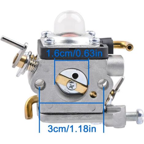 NALOOKAMIC  Carburateur Tondeuse 523012401 pour 122 HD60 122 HD45 pour Jonsered HT2223 T HT2218 pour Redmax CHT220L Remplacement du Carburateur Tondeuse