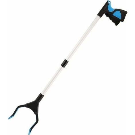 Pince à déchets, XU, Outils de Ramassage, Pince Extension Pliable, Outil d'aide Handicapé en Aluminium avec Pince Rotative en Caoutchouc, Extension à Bras Long pour Ramasse-DéchetsBleu (1/4)