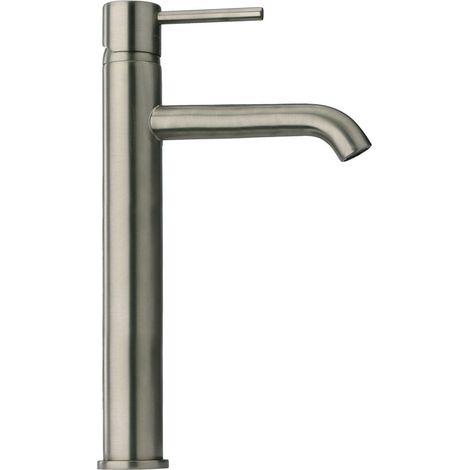 Grifo de lavabo elevado Cox PVD Gris Acero Cepillado (1/2)