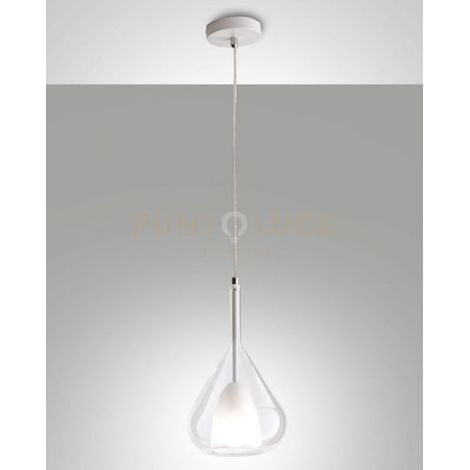 LILA SOSPENSIONE 1 LUCE TRASPARENTE ATTACCO E27 D.20CM