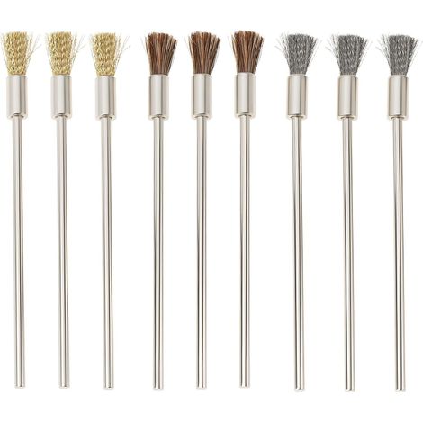 9 x 10 cm Steel Metal Brushes Copper for Cleaning Deburring Grinding (1/5)