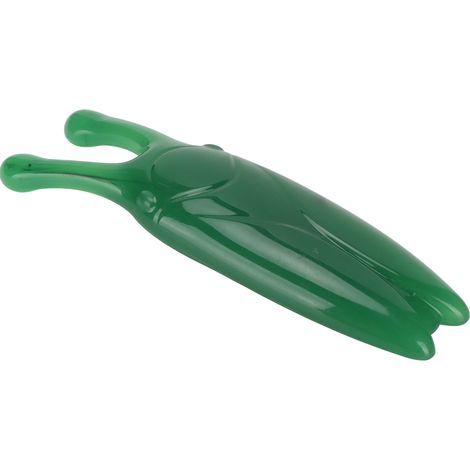 Grattoir à nez à arête haute, masseur de nez, outil de massage du nez Gua Sha pour affiner l'arête du nez et réduire les poches sous les yeux (vert) (1/5)