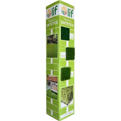 1PZ TOTEM PRATO SINTETICO 'LIF' cm. 39 + 39 + 39 x h.185