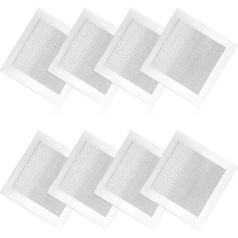 8 Pièces Patch de Réparation de Mur Patchs, Patchs d'Écran Auto-Adhésifs pour Plaque de Plâtre pour Cloison Sèche (10 x 10cm) (1/5)