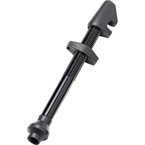 Tubeless-Ventil, asymmetrisch, DT Swiss Alu, schwarz, 18–25 mm