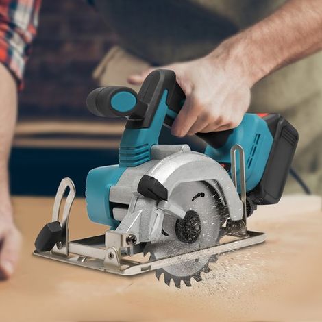 Cordless Circular Saw, 6-1/2" Cordless Electric Saw with Charger 220V 4000RPM (1/5)