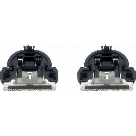 Packung mit 2 Ersatzklingen für Haarschneidemaschinen, kompatibel mit den Philips Modellen QC5130, QC5115, QC5120, QC5125, 51350, PT786 und S9311 (1/5)