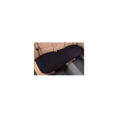 Coussin de Voiture Housse de Siege de Voiture Universelle Couvre Siege Auto Respirant Protection Siege Voiture Universel Housses Siège Housses Siège Arrière (1 Siège Arrière, Noir) (1/4)