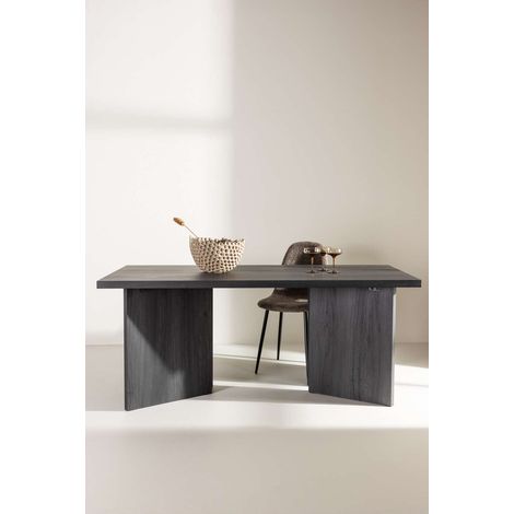 Bassholmen table de salle à manger 90x180 cm noir. (1/5)