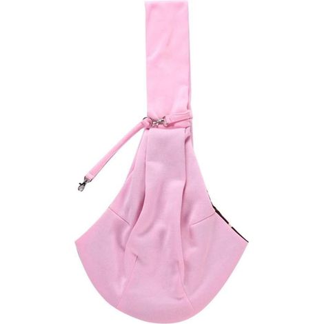 1 Stück Haustier-Schultertasche, atmungsaktive Hunde-Schultertasche, Haustier-Rucksack, rosa Handtasche (1/5)