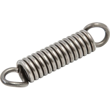 Rs Pro – Ressorts de traction en acier 61mm – Tension 400N – Longueur d'allongement 73.2mm – Diamètre 14mm – Pack de 5 unités