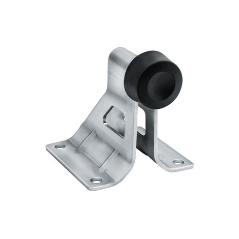 Butée de fin de course sur PLATINE FACONNEE à FIXER en ACIER galvanisé avec tampon caouchouc diamètre D48mm HI MOTIONS 243.2