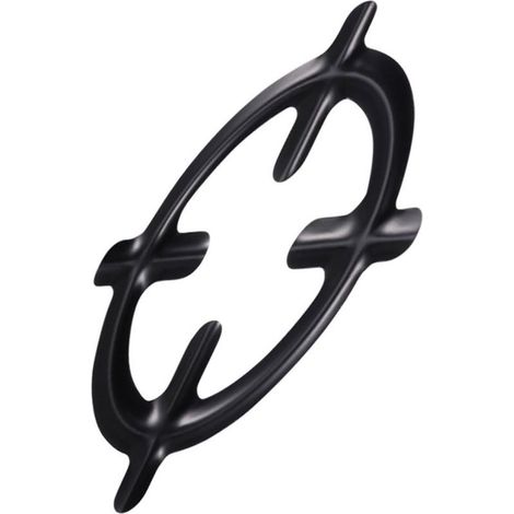 Support Rond en Métal Noir pour Cuisinière à Gaz, Léger et Facile à Installer, pour Camping et Cuisson en Extérieur Cafetière Moka (1/5)