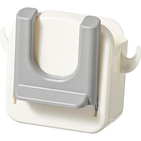 Soporte para secador de pelo - Soporte de pared para secador de pelo - Soporte de pared para secador de pelo de baño - Soporte para secador de pelo con base - Práctico y elegante (1/5)