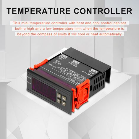 Régulateur de température numérique 30A MH1230A AC220V pour réfrigération et chauffage (1/5)