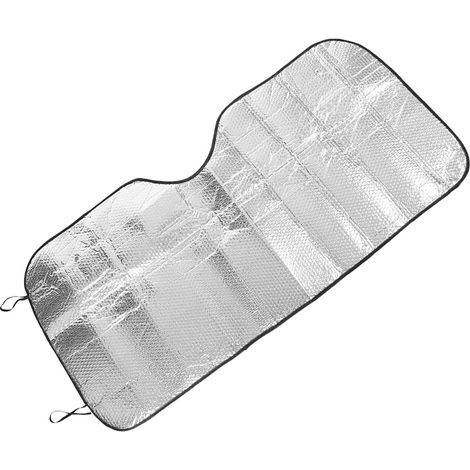 Großer, universeller silberner Auto-Windschutzscheiben-Sonnenschutz, hitzereflektierender Windschutzscheiben-Sonnenschutz.