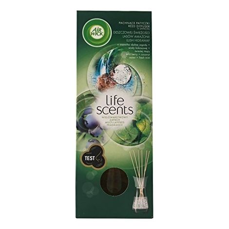 '3 X AIRWICK PARFUM VASE AVEC PERLES AROMATIQUES BÂTONNETS PARFUMÉS LIFE SCENTS LUSH HIDEAWAY ''
