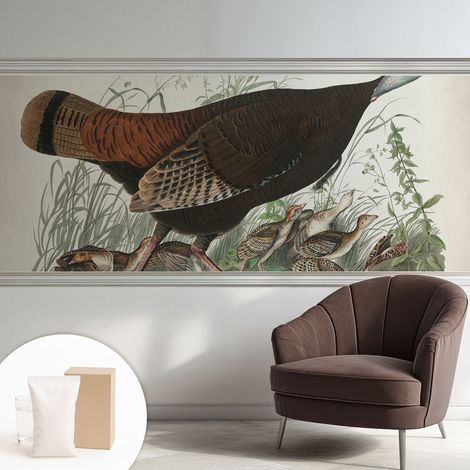 Newroom Tapete Dekorative Vliestapete mit Kleber Modern für Wohnzimmer Schlafzimmer Natürliche Harmonie 250x104 cm (1/5)