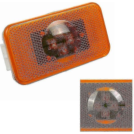 Luces de posición laterales LED ámbar de 24 V compatibles con camiones FM/FH - Paquete de 2 unidades Edición 0731 (1/4)