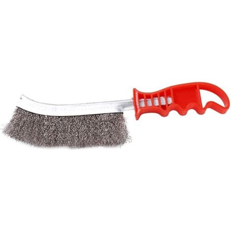 Brosse ergonomique à main : brosse de nettoyage en acier inoxydable 304 (1/5)