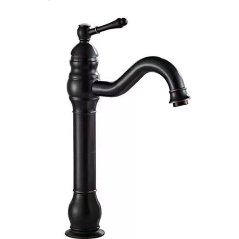 Robinet de cuisine rétro en cuivre style bambou, mitigeur eau chaude/eau froide, lavabo de balcon, tuyau antigel pour machine à laver d'extérieur
