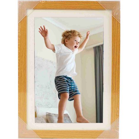 Cadre photo en bois, boîte de rangement pour peinture à l'huile, cadres artistiques pour enfants, cadre photo à bascule pour enfants, bricolage (1/5)